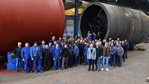 Gruppenfoto des Hilgefort-Teams